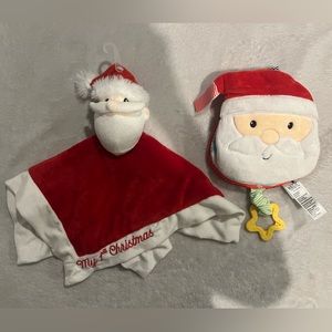 My Very First Christmas Lovey / Security Blanket and Baby Toy